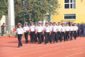 Trung đội Tự vệ Cảng vụ đường thủy nội địa thành phố Hồ Chí Minh tham gia Hội thao quốc phòng năm 2023