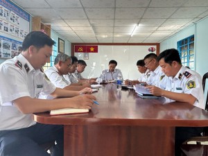 Chi bộ 1 – Đảng bộ Cảng vụ ĐTNĐ Thành phố Hồ Chí Minh  tổ chức họp đánh giá kết quả công tác thực hiện tháng 3 năm 2024  và triển khai phương hướng, nhiệm vụ tháng 4 năm 2024