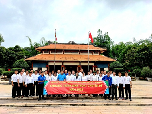 Đảng ủy Sở Giao thông vận tải thành phố Hồ Chí Minh tổ chức sinh hoạt chuyên đề năm 2023